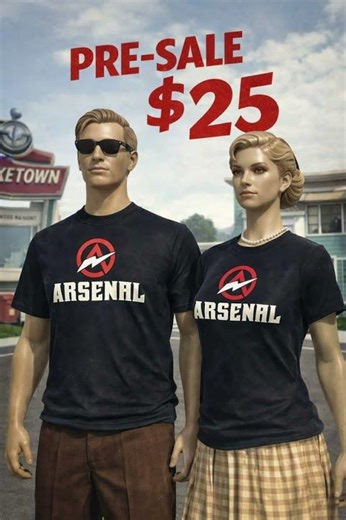 “The Arsenal” Adam Ace T-Shirts now available