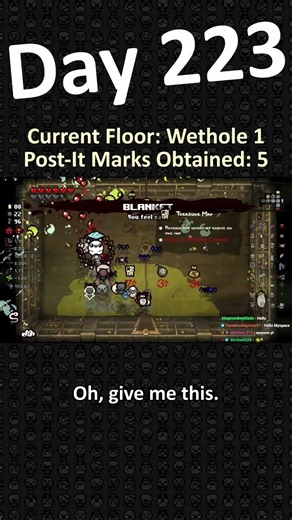 [FROG] Beating a Room a Day, DAY 223 #gaming #bindingofisaac #isaac