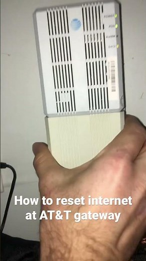 How to reset your AT&T internet Gateway￼