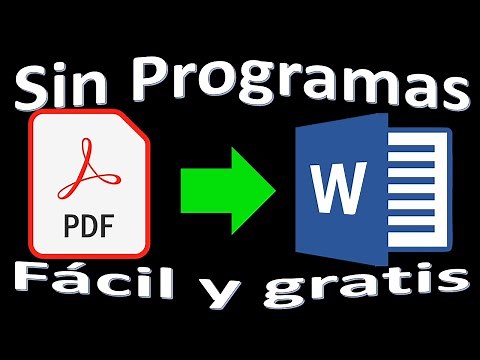 ✅Como convertir un PDF a WORD en LINEA GRATIS I love PDF 2021