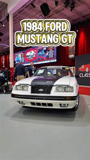 1984 Ford Mustang GT. #shorts #mustanggt #classiccarauction #gaaclassiccars