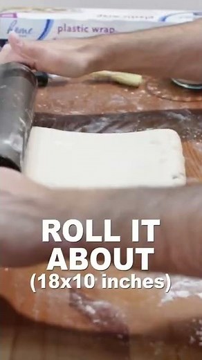 Homemade Croissants Part 2: Laminating the Dough #shorts