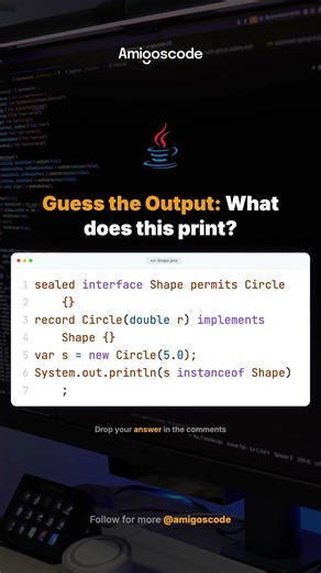 Records + sealed interfaces = pattern power #java #codinginterview #programming