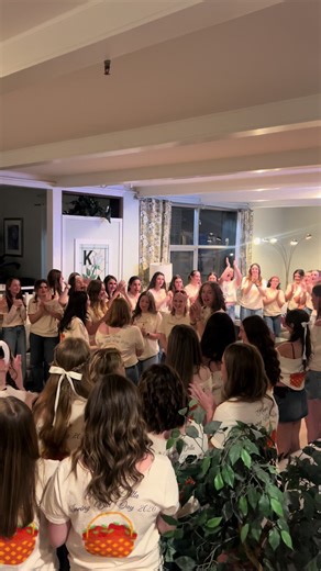 Welcome, Spring PC 2026! We're so glad you're here 🥰🍓🫶 #kappadelta #sorority #aot #panhellenic #kd