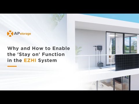 Why and How to Enable the 'Stay on' Function in the EZHI System？