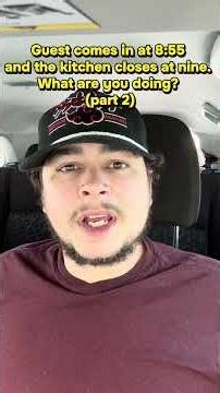 If the publicly posted closing time is nine, then that is the time the restaurant closes ￼