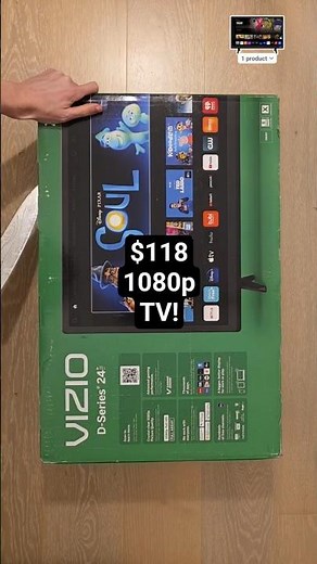Vizio Smart TV D-Series 1080p 24-inch Unboxing!