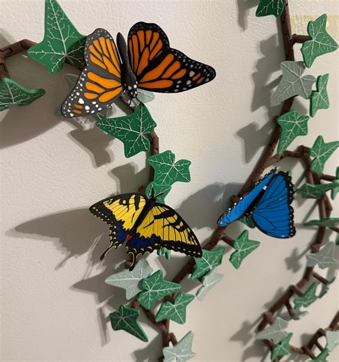 Ivy Vine Fridge Magnets | Modular Leaf Magnets With Optional Butterflies, Ladybugs & Flowers - Etsy