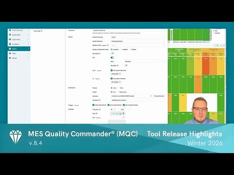Tool Release | MES Quality Commander® (MQC) v.8.4