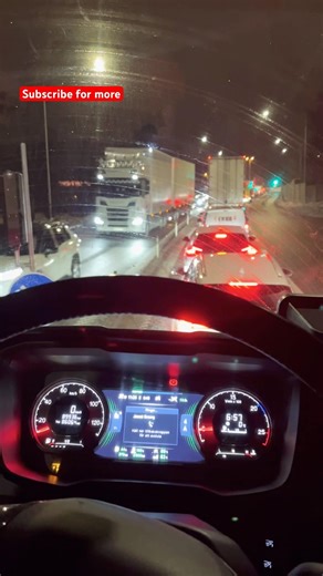 Swedish Trucker short video - #trucker_ramish #driving #truck #snow #automobile #sweden