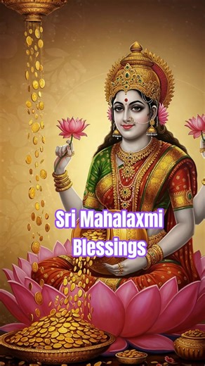 Sri Mahalakshmi Blessings | Lakshmi Gayatri Mantra🙏🏻