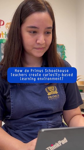 How does Primus Schoolhouse curate a learning environment that piques curiosity? #primusschoolhouse #curiosity #inquirybasedlearning #preschoolteacher #sgpreschool #reggioinspired #fypsg #foryoupage #tiktoksg
