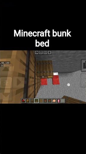 Minecraft bunk bed #minecraft #automobile #minecraftmusic