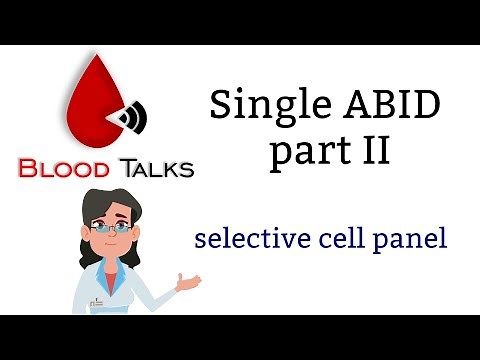 Antibody identification: single antibody with selective cell panel explained