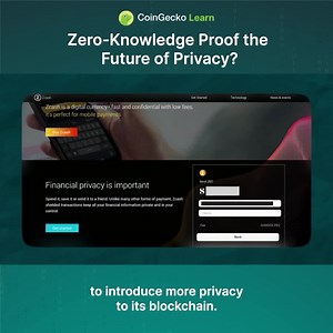 19 reactions · 8 comments | In a #crypto space where privacy is highly-valued, a cryptography method known as Zero-Knowledge Proof could just be the solution to boosting #privacy! Enter ZK-Proof, an innovative way to prove information! Check it out here! ⬇️ https://gcko.io/r82phip | CoinGecko | Facebook
