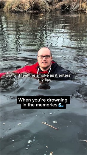 When you’re drowning in the memories #emo #ptsd #trauma #addiction #emomusic