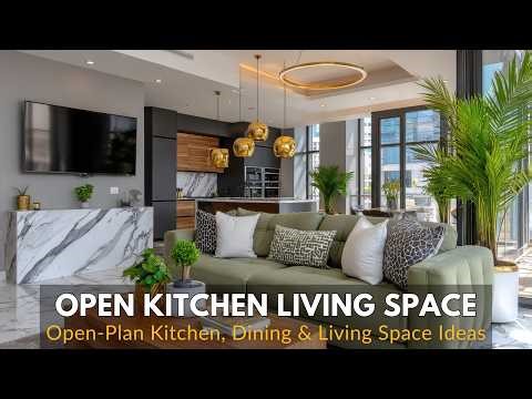 Open-Plan Kitchen, Dining & Living Done Right - Natural, Balanced, and Spacious