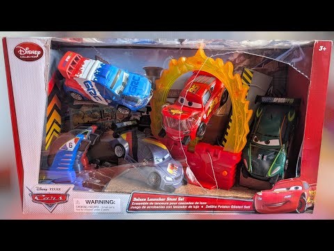 Disney Cars Disney Store Deluxe Launcher Stunt Set - I Had So Much Fun Making This Video