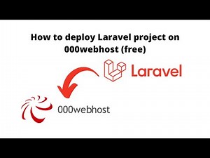 How to deploy Laravel project on 000webhost (free)