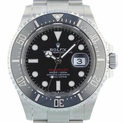 Rolex Sea Dweller Mark II 50th 126600 43mm Black Dial Steel 2022 Box & Papers | eBay UK