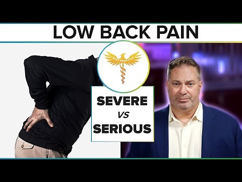 Neurosurgeon explains: When is low back pain SERIOUS... and you need to take action.