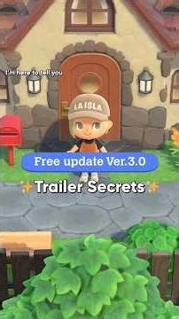 Secret furniture NOT shown in the American trailer #animalcrossing #acnh