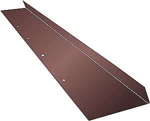 FEBTECH - 57" Rain Diverter for Roof - Copper Color Structure, Powder Coated Stainless Steel Driveway Water Diverter – Ideal for Doorways, Windows, and Roof Vents - Easy DIY Install for Shingle Roofs