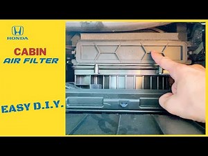 How to Replace Cabin Air Filter 2008 - 2012 Honda Accord