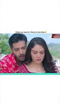 Megha aur arjun Ko Manoj ne kiya Alag 😥 #serial #trending #shorts #arjun #megha
