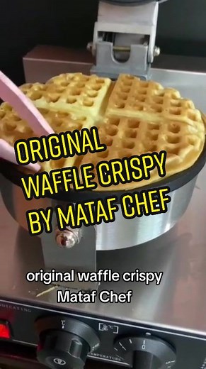 Crispy Original Waffle Recipe by Mataf Chef