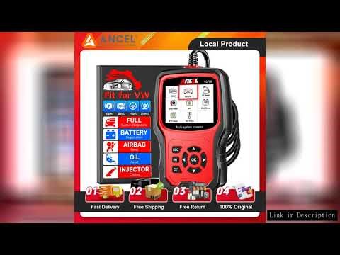 ANCEL VD700 Full System Diagnostic ABS SRS EPB OBD2 Scanner Code Reader Fit for Volkswagen VW Audi S
