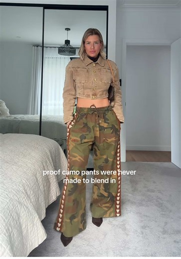 Stylish Outfit Ideas Featuring Camo Baggy Pants