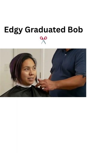 How To Cut a Contemporary & Edgy Graduated Bob | Step-by-Step Tutorial