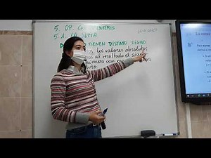 1ESO Suma de números enteros con distinto signo