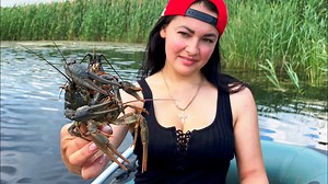 Cooking Crayfish In Nature! Perfect dish after a hard day #crayfish #recipe #cooking | Victoria in the kitchen