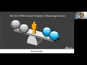 PDD Contract Template Regional Info Session: Part 1 - January 2017