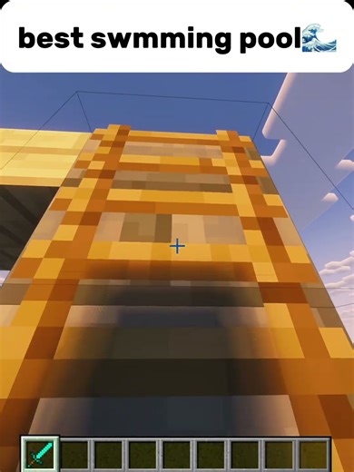 Ranking the BEST Minecraft Swimming Pools #minecraft #pool #shorts