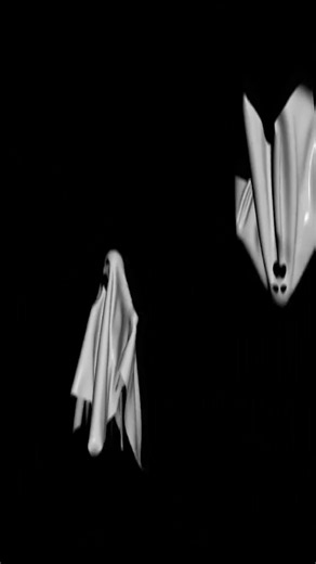 👻 Multiple Floating Ghost Loop #halloweendecor #shortsvideo #digitaldecor