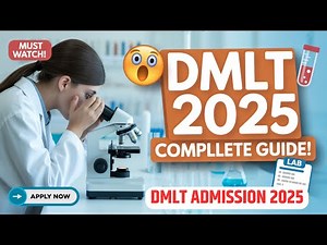How to take admission in DMLT Course 2025? Complete information | Salary ₹1lac+ Job! Medical Lab....