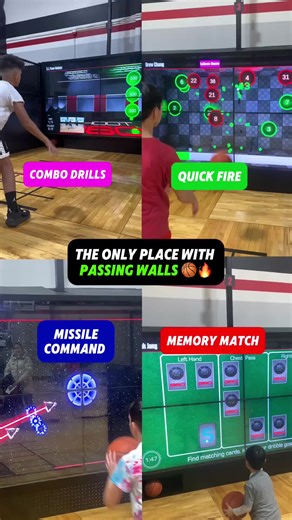 These passing walls have everything! 🏀 Athletes can work on dribbling drills, combo moves, and fun passing games. It’s the perfect way to build coordination and basketball IQ. Training stays engaging while skills keep improving. #BasketballTraining #Shoot360 #PassingDrills #BasketballSkills #PlayerDevelopment