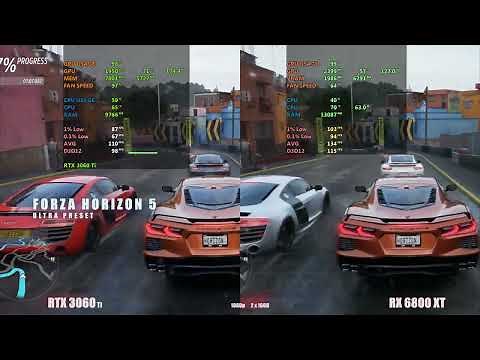 RTX 3060 ti vs RX 6800 XT 1080p gaming