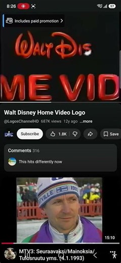 Walt Disney Home Video Logo (1986)
