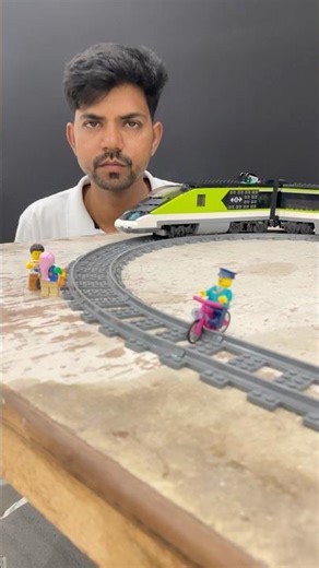 Lego High Speed Passenger Train What Loco Pilot Working On Tracks