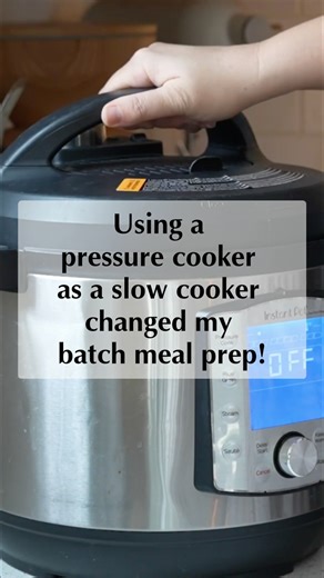 The secret to EASY batch meal prep #shorts #instantpot #slowcooker