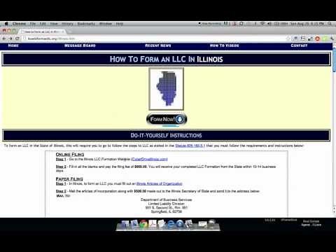 How to Form an LLC in Illinois