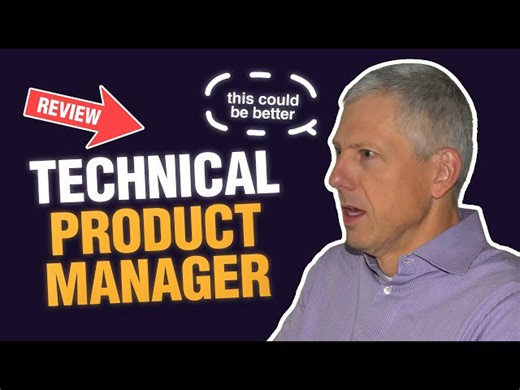 Real Resume Review Technical Product Manager (TPM)