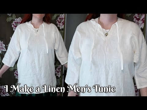 I Make a Ren Faire Shirt | Simple Men's Medieval Linen Tunic