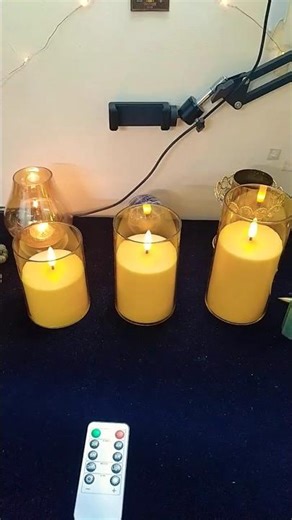 Beautiful Led Candle set with Remote #homedecor #ledcandles ##ledlights