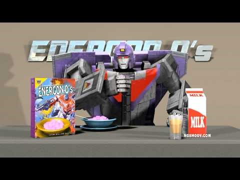 Astrotrain vs Cereal Commercial - Energon-os 2011