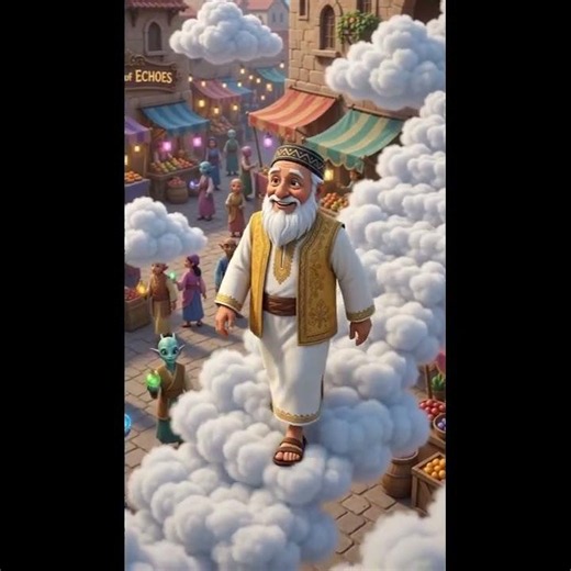بائع الحكمة وصل! 👴✨ الكنز الحقيقي ليس المال!